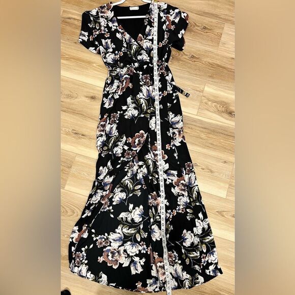 ALTAR’D STATE High Low Floral Wrap Dress Size Small - Picture 8 of 9